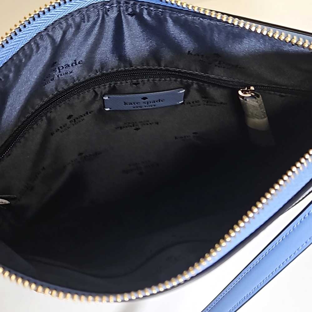 Kate Spade Sadie North women's Crossbody bag in fresh blueberry color NEW - Picture 9 of 16